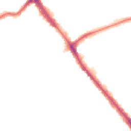 Night-time road noise heatmap for HA8 6EQ