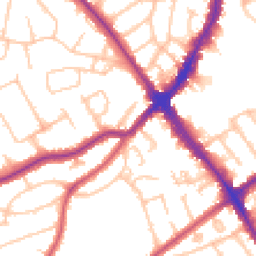 Daytime road noise heatmap for HA8 6NJ