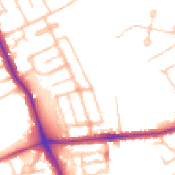 Daytime road noise heatmap for HA8 6SB