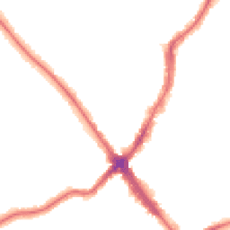 Night-time road noise heatmap for HA8 7PW