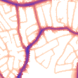 Daytime road noise heatmap for HA8 8PQ