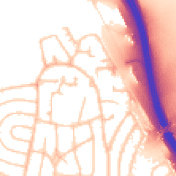 Daytime road noise heatmap for HA8 8XG