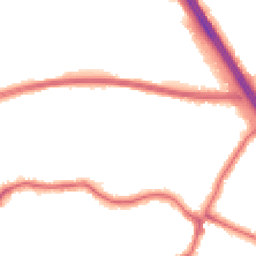 Night-time road noise heatmap for HA8 8YB