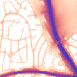 Daytime road noise heatmap for HA8 8YH