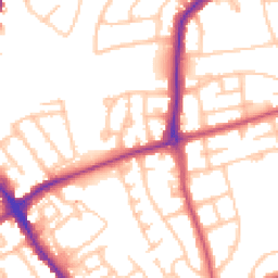Daytime road noise heatmap for HA8 9BN