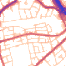 Daytime road noise heatmap for HA8 9BX