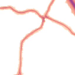 Night-time road noise heatmap for HA8 9NS