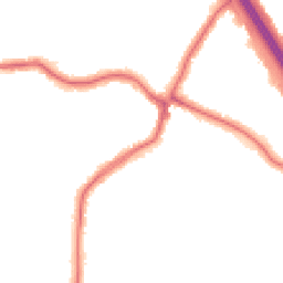 Night-time road noise heatmap for HA8 9PD