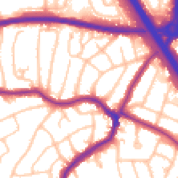 Daytime road noise heatmap for HA8 9PR