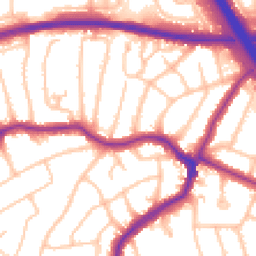 Daytime road noise heatmap for HA8 9SQ