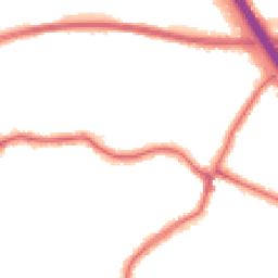 Night-time road noise heatmap for HA8 9SQ