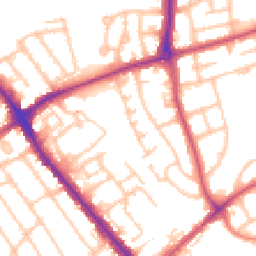 Daytime road noise heatmap for HA8 9YS