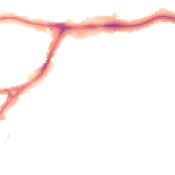 Night-time road noise heatmap for HA9 0AJ