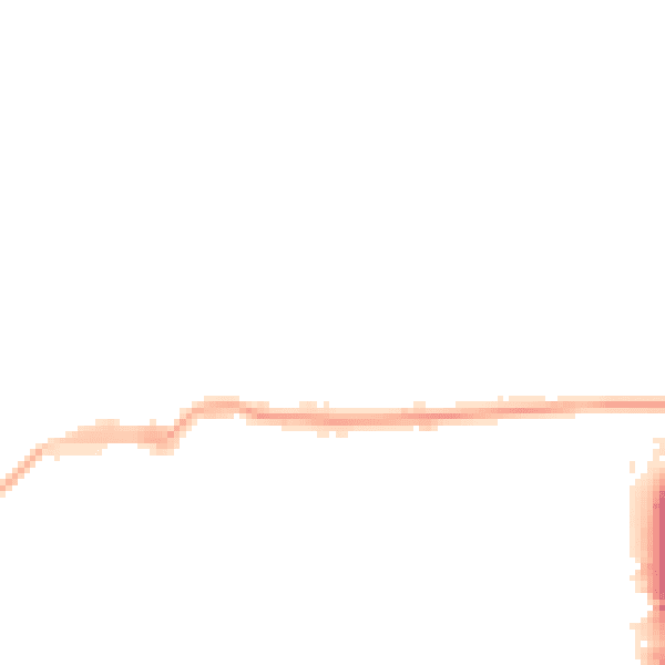 Night-time road noise heatmap for HA9 0BF
