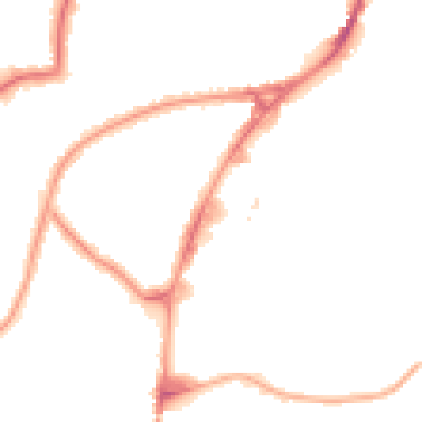 Night-time road noise heatmap for HA9 0FY