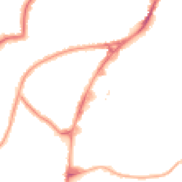 Night-time road noise heatmap for HA9 0FZ