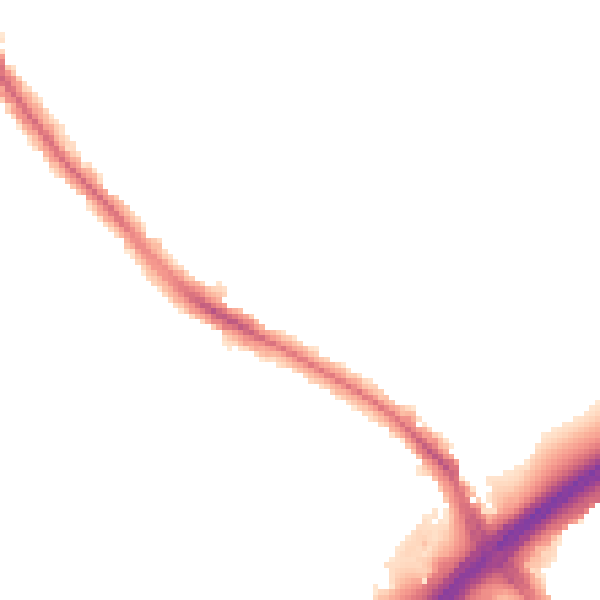 Night-time road noise heatmap for HA9 6SN