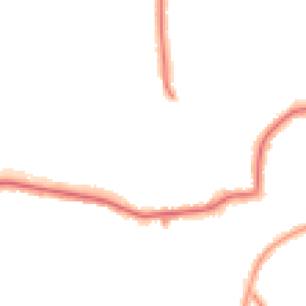 Night-time road noise heatmap for HA9 7NU