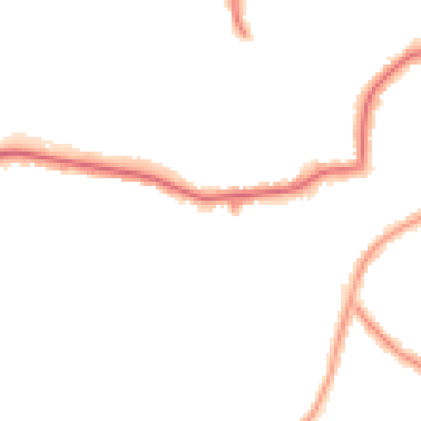 Night-time road noise heatmap for HA9 7QJ