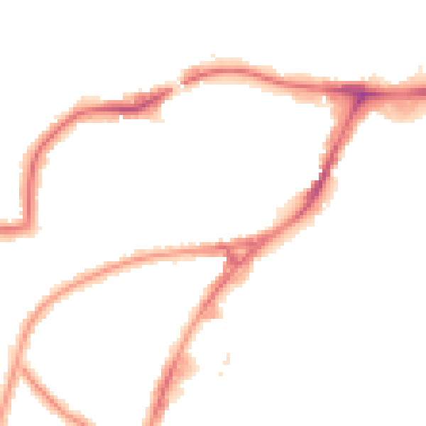 Night-time road noise heatmap for HA9 8JB