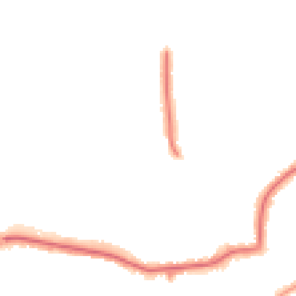Night-time road noise heatmap for HA9 8SR