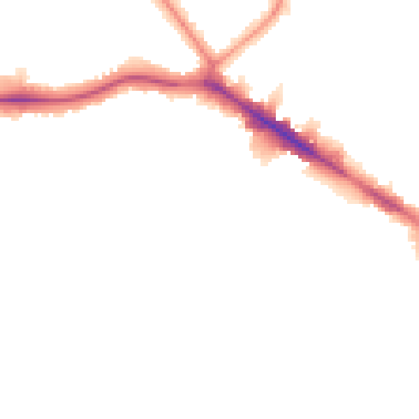 Night-time road noise heatmap for HA9 9DL
