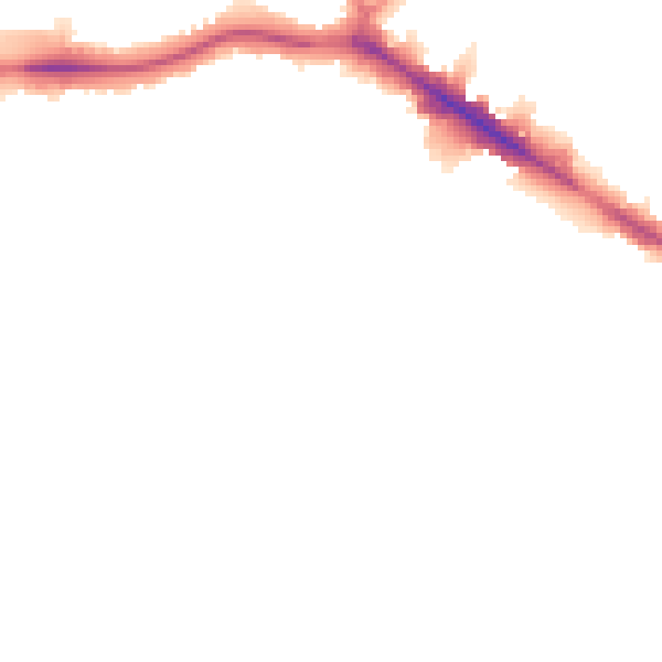 Night-time road noise heatmap for HA9 9PA
