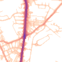 Daytime road noise heatmap for HD2 1AD