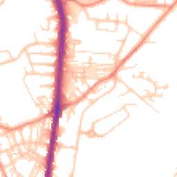 Daytime road noise heatmap for HD2 1AF