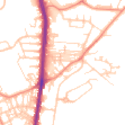 Daytime road noise heatmap for HD2 1AN