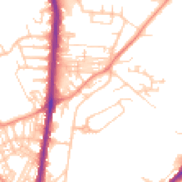 Daytime road noise heatmap for HD2 1AX