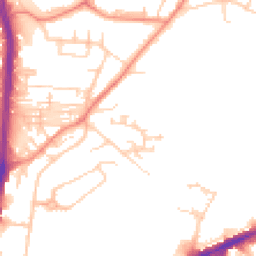 Daytime road noise heatmap for HD2 1BG