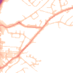 Daytime road noise heatmap for HD2 1DH