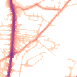 Daytime road noise heatmap for HD2 1DN