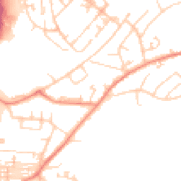 Daytime road noise heatmap for HD2 1DQ