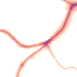 Night-time road noise heatmap for HD2 1DS