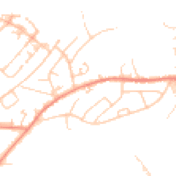 Daytime road noise heatmap for HD2 1LH
