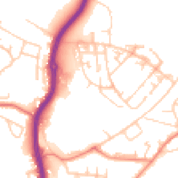 Daytime road noise heatmap for HD2 1PA
