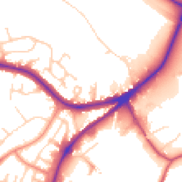 Daytime road noise heatmap for HD2 1XQ
