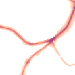 Night-time road noise heatmap for HD2 1XQ