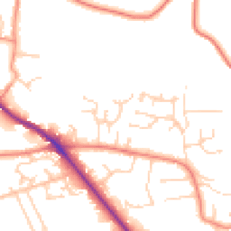 Daytime road noise heatmap for HD2 2AS