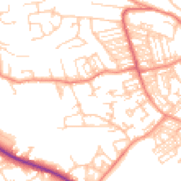 Daytime road noise heatmap for HD2 2BF
