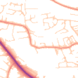 Daytime road noise heatmap for HD2 2DL