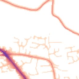 Daytime road noise heatmap for HD2 2EX