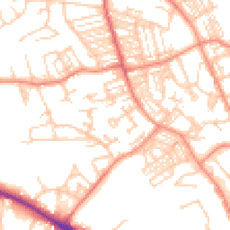 Daytime road noise heatmap for HD2 2GD