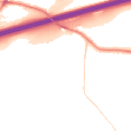 Night-time road noise heatmap for HD2 2GF