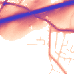 Daytime road noise heatmap for HD2 2GN