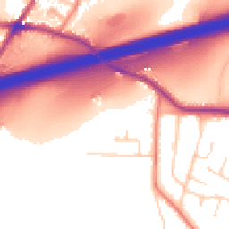 Daytime road noise heatmap for HD2 2GR