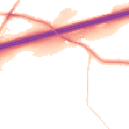 Night-time road noise heatmap for HD2 2GR