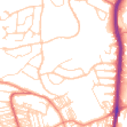 Daytime road noise heatmap for HD2 2PR